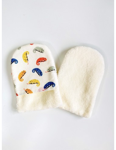 Gant de toilette micro fibre de bambou