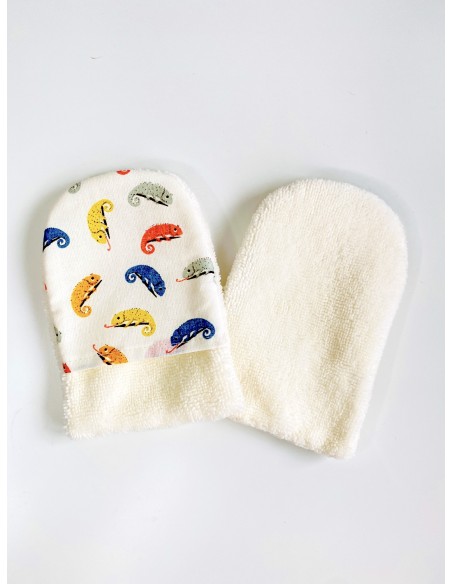 Gant de toilette micro fibre de bambou