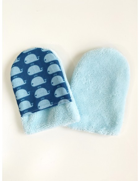 Gant de toilette micro fibre de bambou