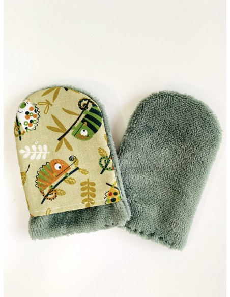 Gant de toilette micro fibre de bambou