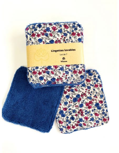 Lingettes démaquillantes lavables en micro éponge bambou 10x10cm