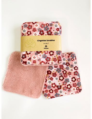 Lingettes démaquillantes lavables en micro...