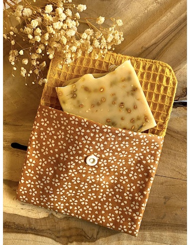 Pochette à savon doublée