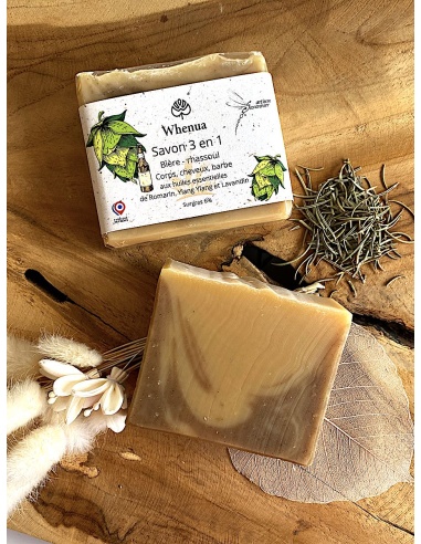 Barre de Savon à la bière et au rhassoul