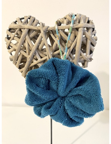 Fleur de douche Whenua bleu canard