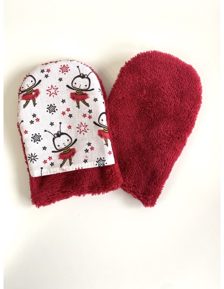 Gant de toilette micro fibre de bambou
