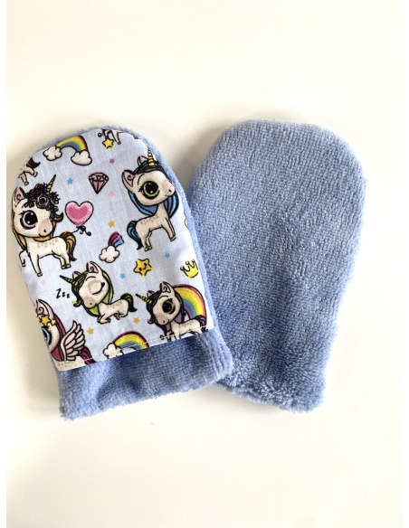 Gant de toilette micro fibre de bambou