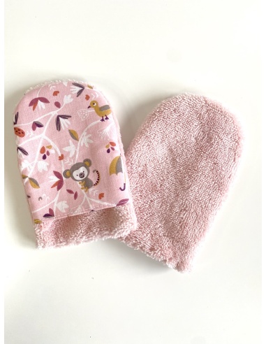 Gant de toilette micro fibre de bambou