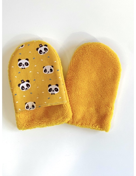 Gant de toilette micro fibre de bambou
