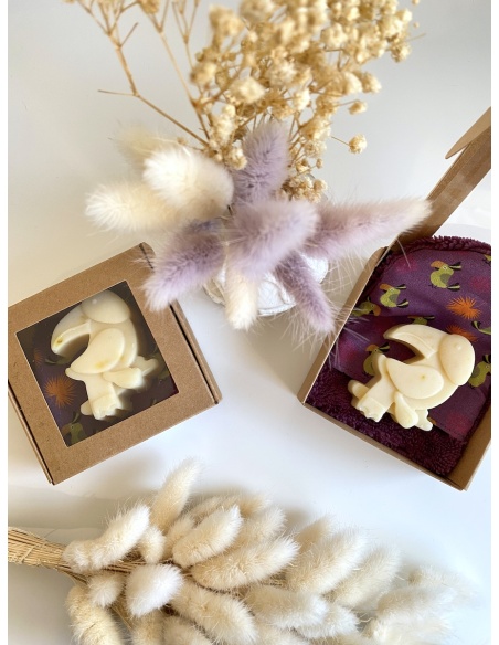 Coffret savon et gant de toilette