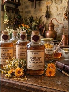 Savon liquide artisanal - Miel Calendula Camomille*
